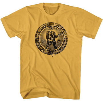 TOM PETTY CIRCLE S T-Shirt in Ginger