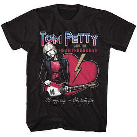 TOM PETTY OH MY MY S T-Shirt in Black
