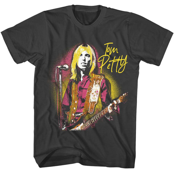 Tom Petty Tom Petty At The Mic Adult T-Shirts