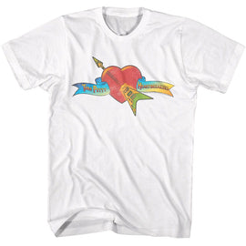 TOM PETTY HEART LOGO S T-Shirt in White