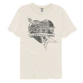 TOM PETTY GUITAR HEART COMFORT COLOR S T-Shirt in Ivory