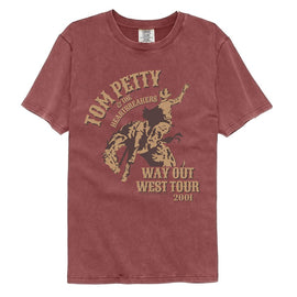 TOM PETTY WOW TOUR COMFORT COLOR S T-Shirt in Brick