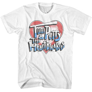 Tom Petty Tom Petty Americana Heart And Logo Adult T-Shirts