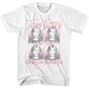 TOM PETTY FOUR IMAGES S T-Shirt in White