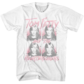 Tom Petty Tom Petty Four Images Adult T-Shirts