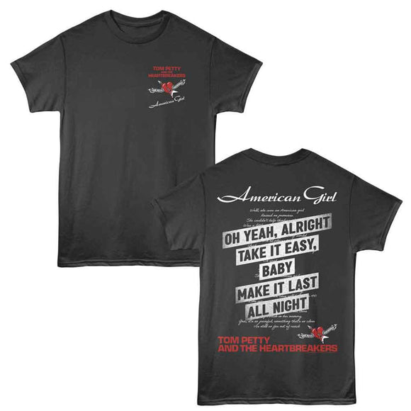TOM PETTY AMERICAN GIRL S ***F&B*** T-Shirt in Smoke