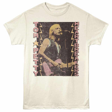 Tom Petty Star Photo Natural Adult T-Shirt