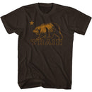 TRAIN BEAR S T-Shirt in DARK Chocolate