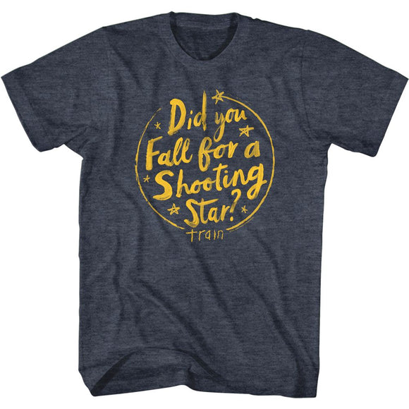 TRAIN DROPS OF JUPITER LYRICS S T-Shirt in NAVY Heather