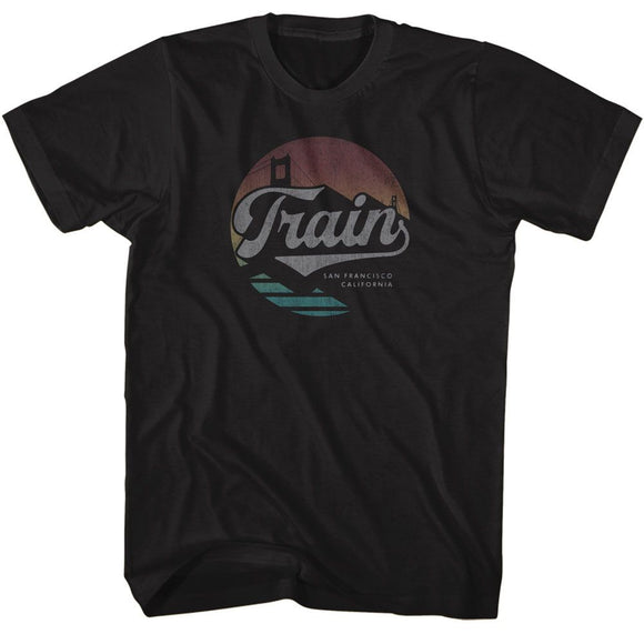 TRAIN SAN FRANCISCO CALI S T-Shirt in Black