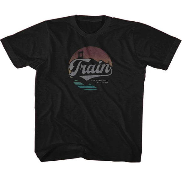 TRAIN SAN FRANCISCO CALI TODDLER 2T T-Shirt in Black