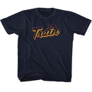 TRAIN GRADIENT TODDLER 2T T-Shirt in NAVY