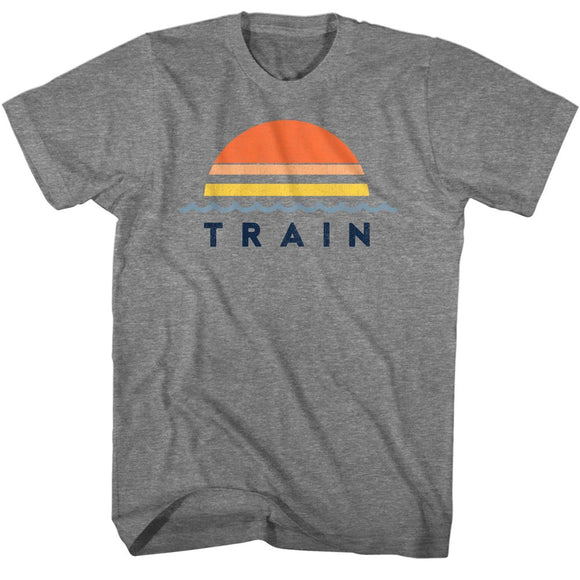 TRAIN SUNSET S T-Shirt in Graphite Heather