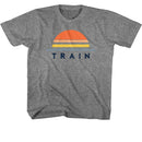 TRAIN SUNSET TODDLER 2T T-Shirt in Graphite Heather