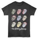 ROLLING STONES MULTI COLOR TONGUES S T-Shirt in Smoke