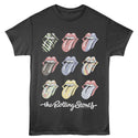 Rolling Stones Rolling Stones Multi Color Tongues Adult T-Shirts
