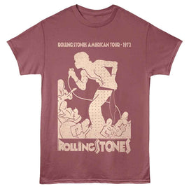 ROLLING STONES AMERICAN TOUR S T-Shirt in Rouge