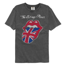 ROLLING STONES PAINTED UK TONGUE COMFORT COLOR S T-Shirt in Pepper