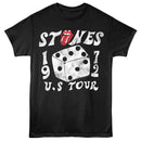 ROLLING STONES WORLD TOUR 72 S T-Shirt in Black