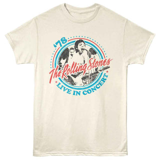 Rolling Stones Rolling Stones Live In Concert 78 Adult T-Shirts