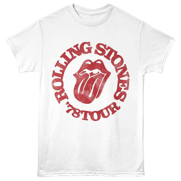 ROLLING STONES TOUR 78 S T-Shirt in White