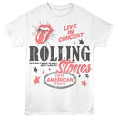 ROLLING STONES 1975 AMERICAN TOUR S T-Shirt in White