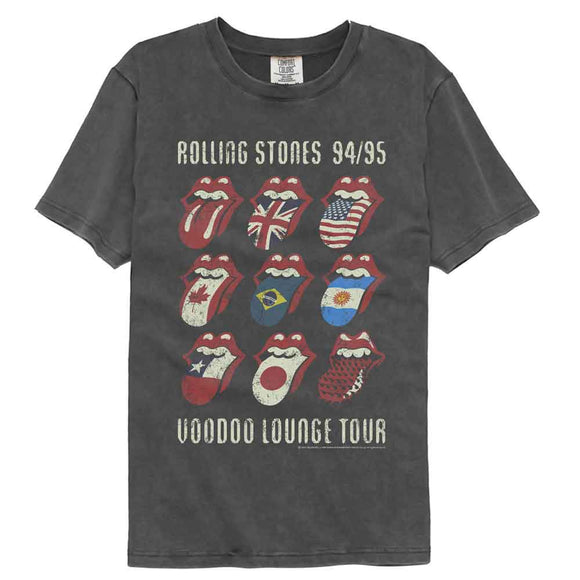 ROLLING STONES VOODOO TONGUES COMFORT COLOR S T-Shirt in Pepper