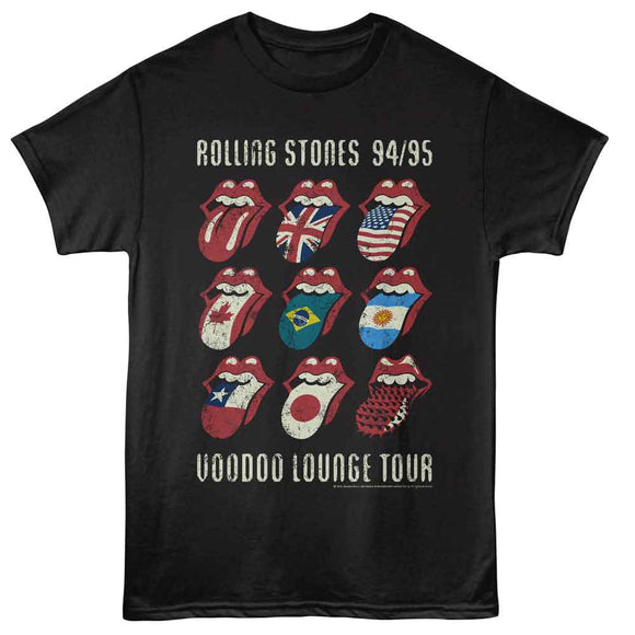 ROLLING STONES VOODOO TONGUES S T-Shirt in Black