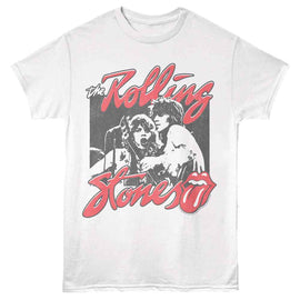 ROLLING STONES PHOTO AND LOGO S T-Shirt in White