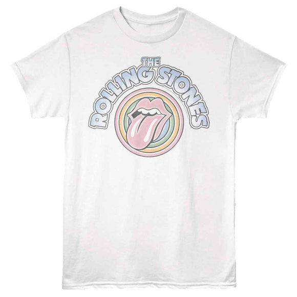 ROLLING STONES CIRCLES S T-Shirt in White