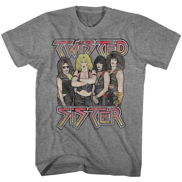 TWISTED SISTER T-Shirt in Graphite Heather