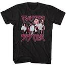 TWISTED SISTER PRETTY IN PINK S T-Shirt in Black