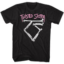 TWISTED SISTER BONE LOGO S T-Shirt in Black