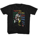 TWISTED SISTER STAY HUNGRY YOUTH XS 5 6 T-Shirt in Black