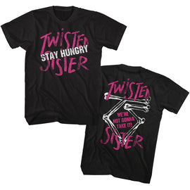 TWISTED SISTER TS WNGTI S ***F&B*** T-Shirt in Black
