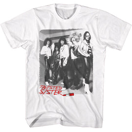 TWISTED SISTER LIPSTICK LOGO S T-Shirt in White