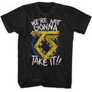 TWISTED SISTER WERE NOT GONNA S T-Shirt in Black