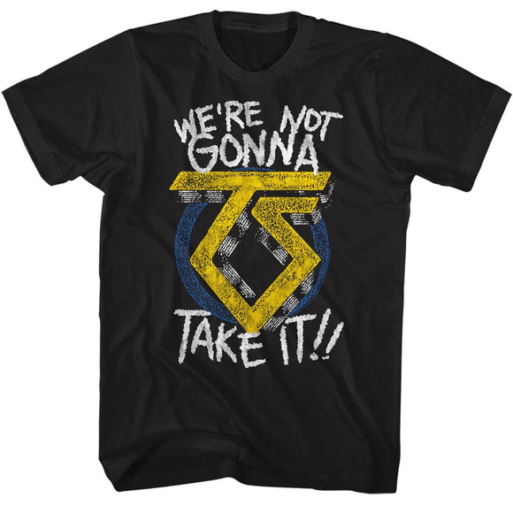 TWISTED SISTER WERE NOT GONNA S T-Shirt in Black