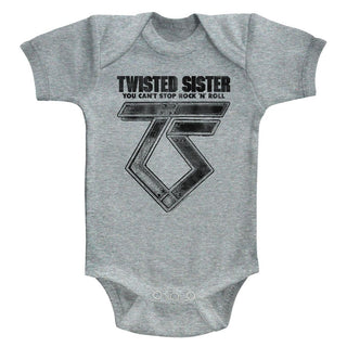 Twisted Sister Cant Stop Rocknroll Infant Baby One-Pieces