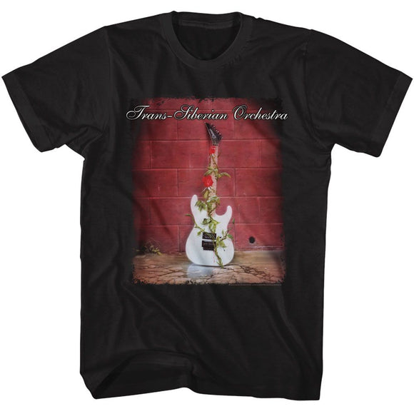 TRANS SIBERIAN ORCHESTRA TSO ROSY GUITAR S T-Shirt in Black