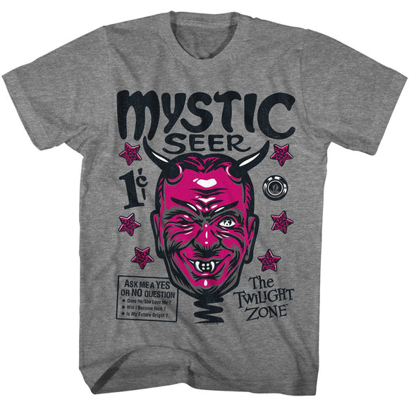 TWILIGHT ZONE MYSTIC SEER S T-Shirt in Graphite Heather