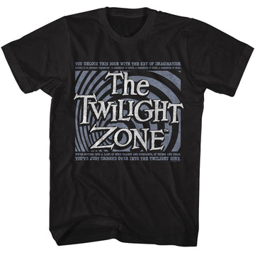 TWILIGHT ZONE YOU UNLOCKED THIS DOOR S T-Shirt in Black
