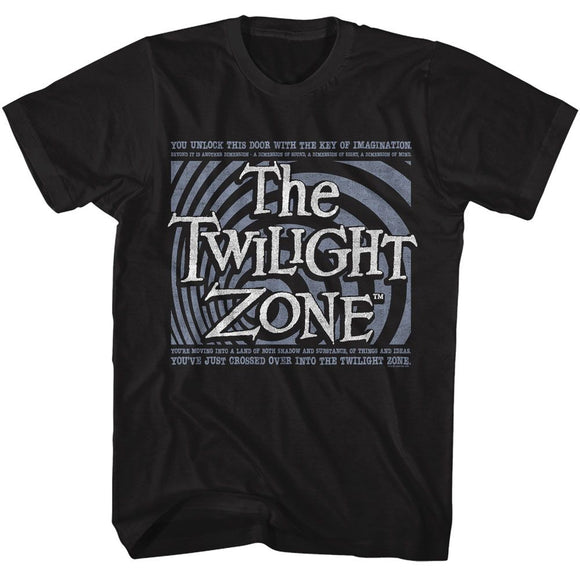 TWILIGHT ZONE YOU UNLOCKED THIS DOOR S T-Shirt in Black