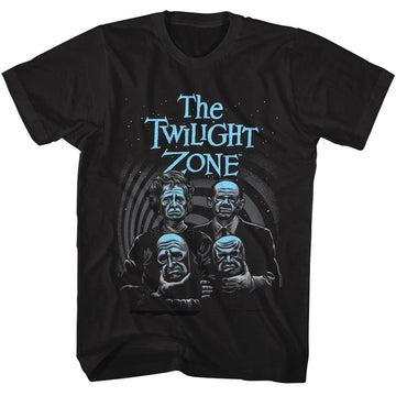 TWILIGHT ZONE THE MASKS S T-Shirt in Black