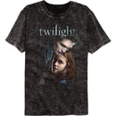 TWILIGHT EDWARD AND BELLA MINERAL WASH S T-Shirt in Black