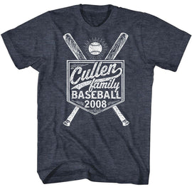 TWILIGHT BASEBALL 1 S T-Shirt in NAVY Heather