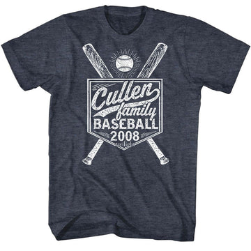 TWILIGHT BASEBALL 1 S T-Shirt in NAVY Heather