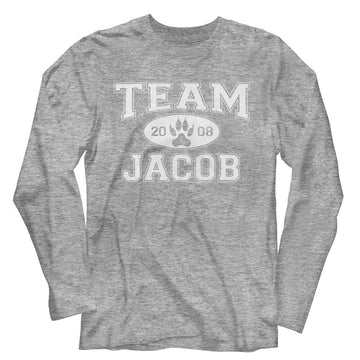 TWILIGHT TEAM JACOB L/S S T-Shirt in GRAY Heather