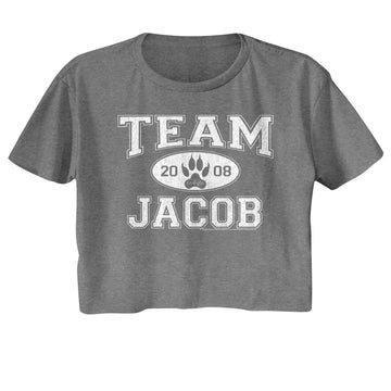 TWILIGHT TEAM JACOB LADIES FESTIVAL CALI S T-Shirt in Graphite Heather
