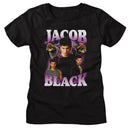 TWILIGHT JACOB LIGHTNING LADIES S T-Shirt in Black